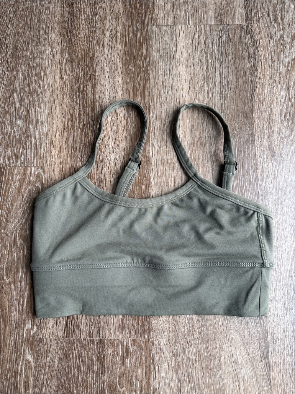 Ethos Women's Olive Green Sports Bra